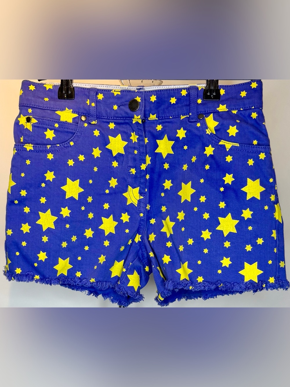 Stella McCartney Girl’s Beatles Get Back Star Denim Shorts